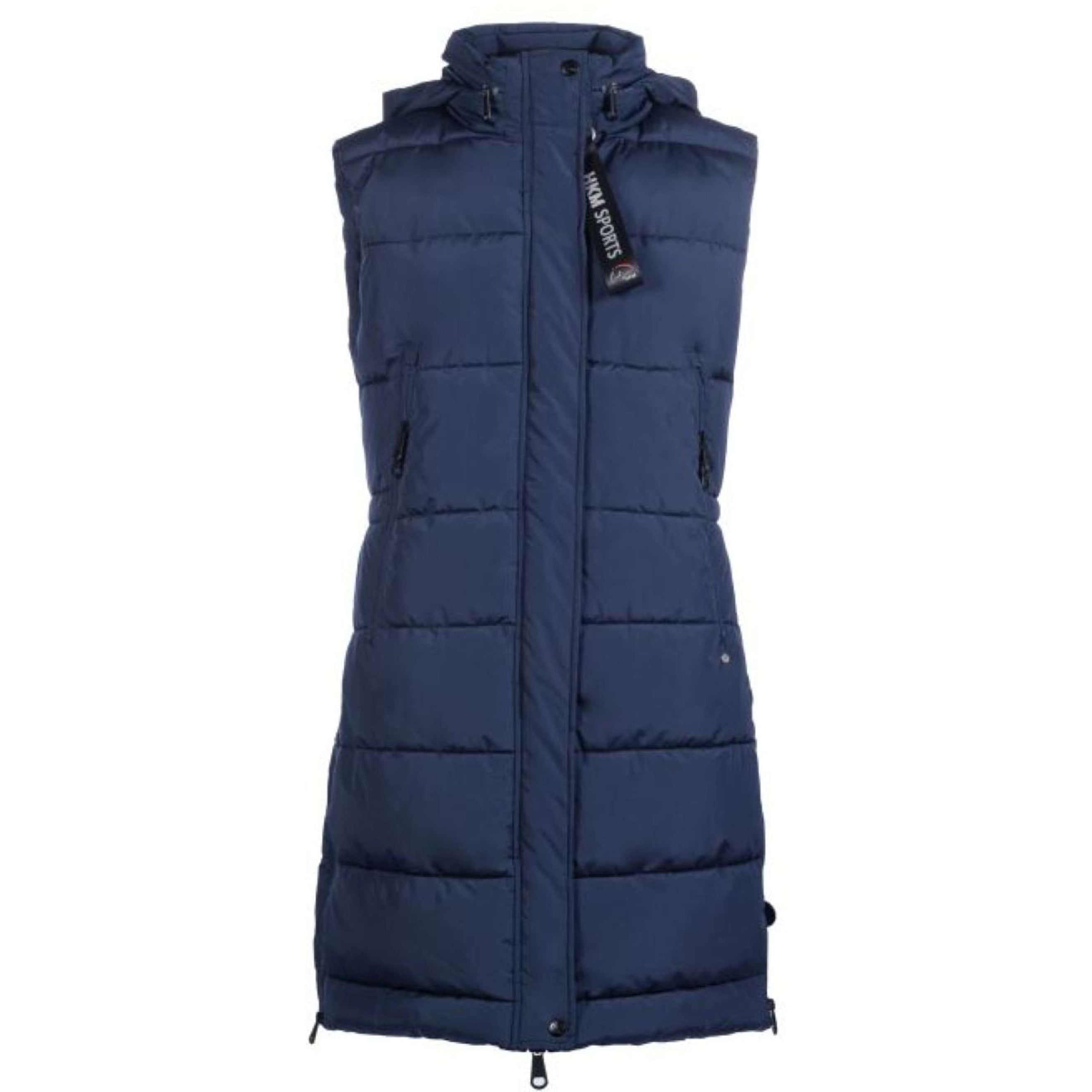 HKM Langer Bodywarmer Misty Dunkelblau