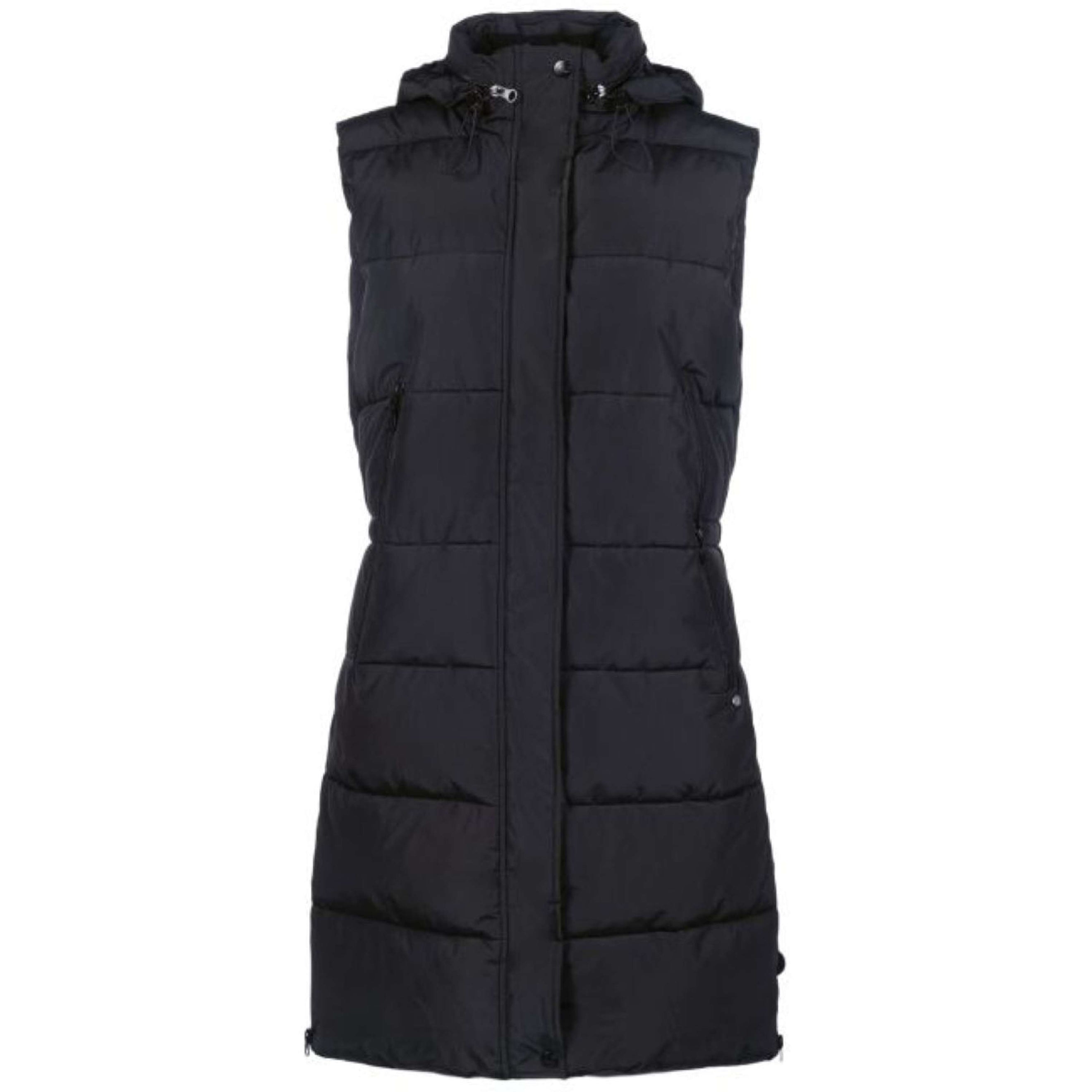 HKM Langer Bodywarmer Misty Schwarz