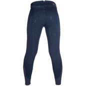 HKM Reithose Aruba Denim Full Grip Dunkelblau