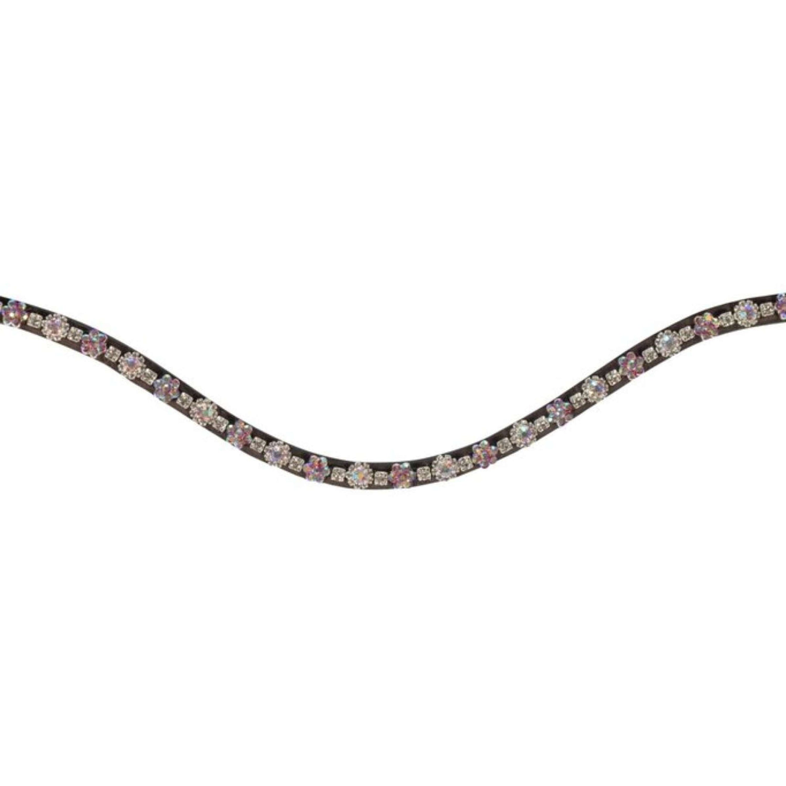 HKM Stirnriemen Daisy Braun/Dunkelrosa HKM Stirnriemen Daisy Braun/Dunkelrosa