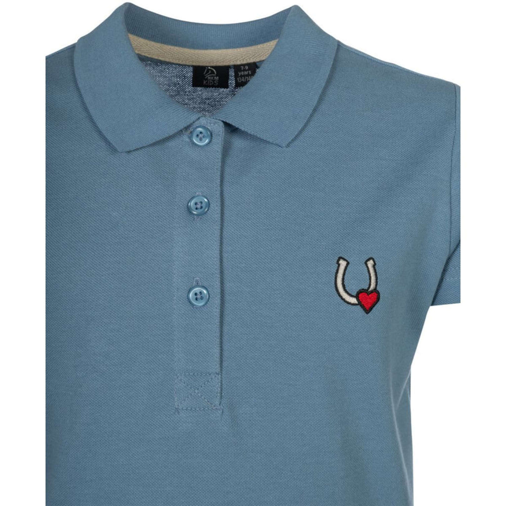 HKM Poloshirt Claire Rauchblau