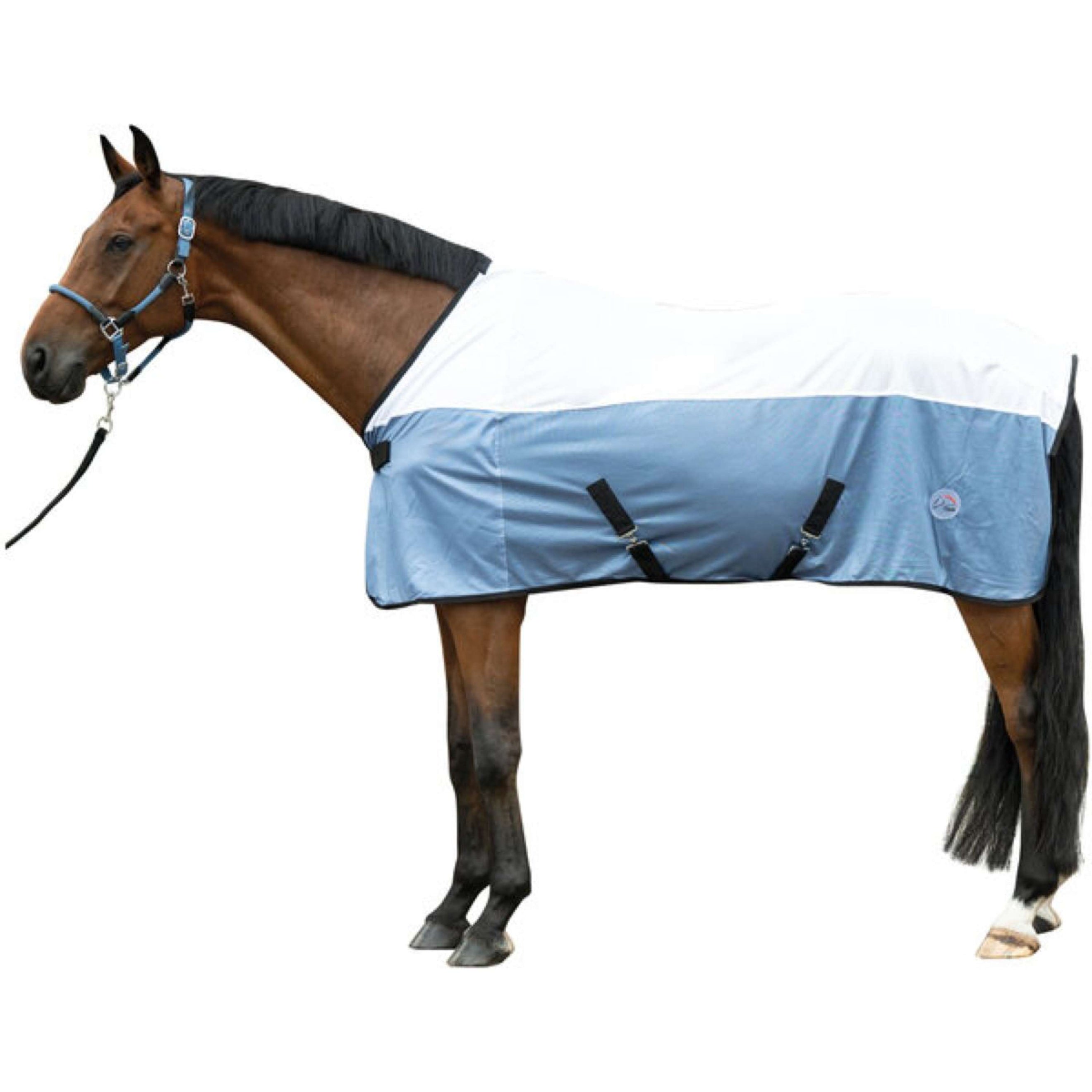 HKM Fliegendecke Colourful Rauchblau