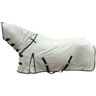 HKM Fliegendecke Rain II Abnehmbarer Hals Grau