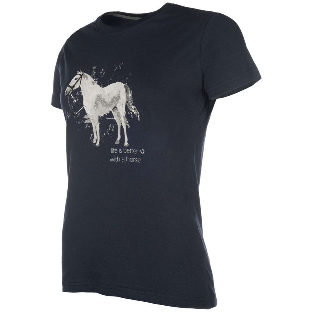 HKM T-Shirt Sparkle Dunkel blau