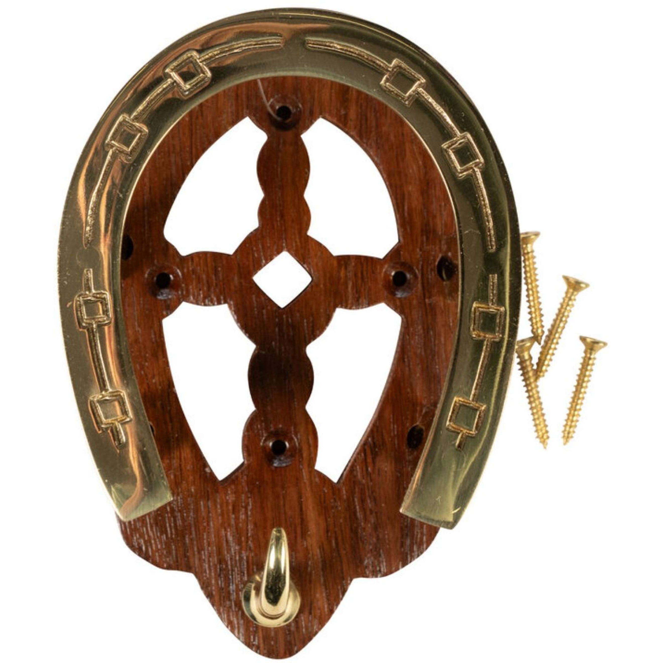 HKM Trensenhalter Messing Magenta