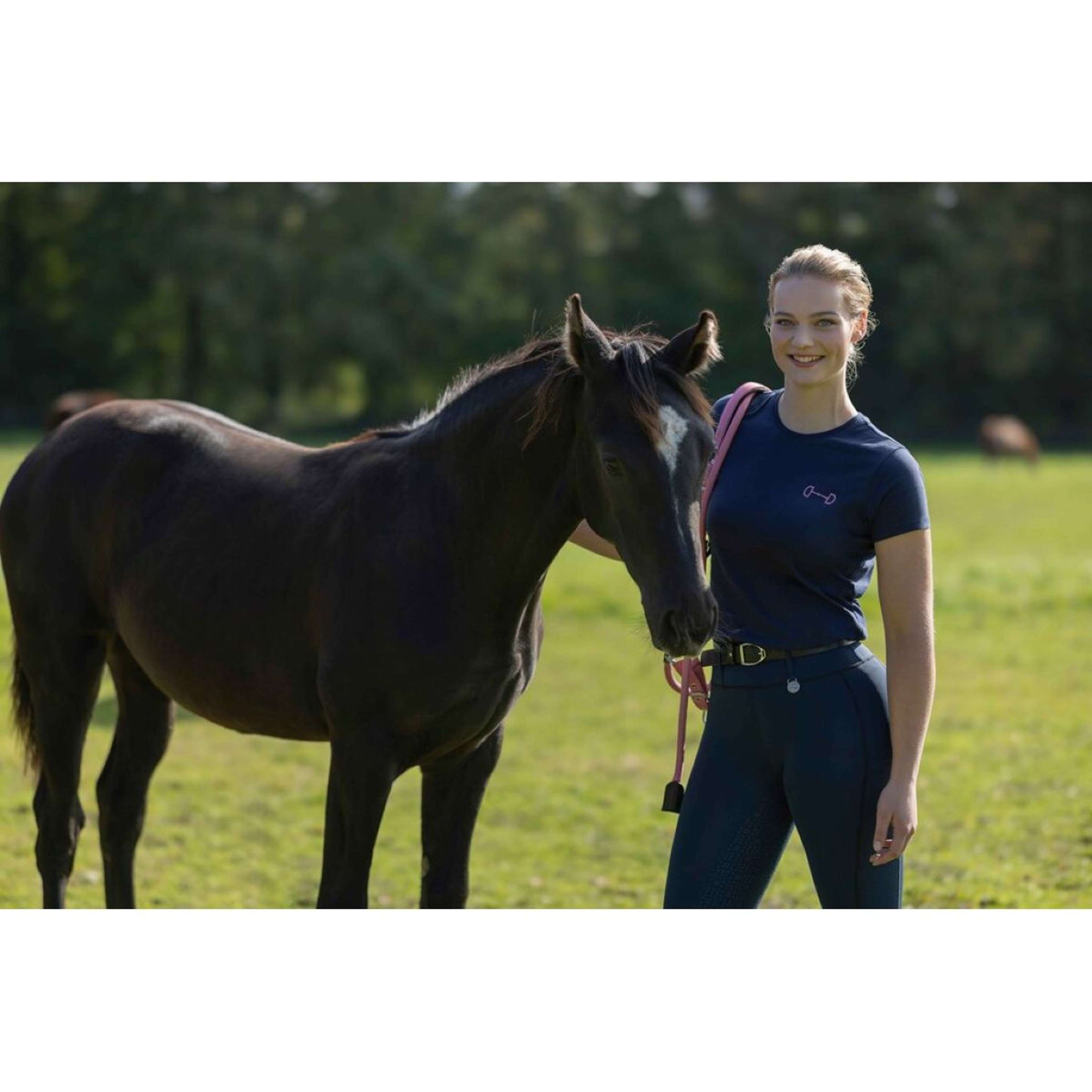 HKM T-Shirt Excellent Dunkel blau