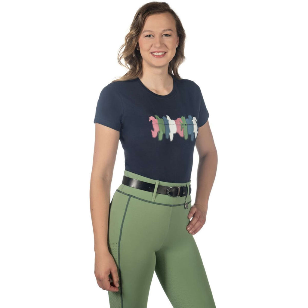 HKM T-Shirt Mirror Dunkel blau