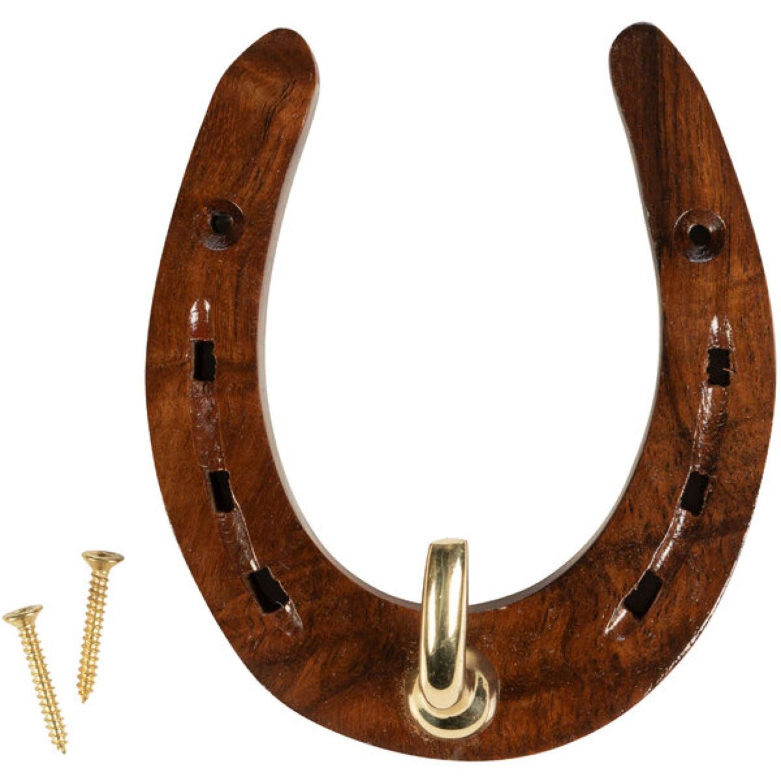 HKM Trensenhalter Hufeisen Magenta