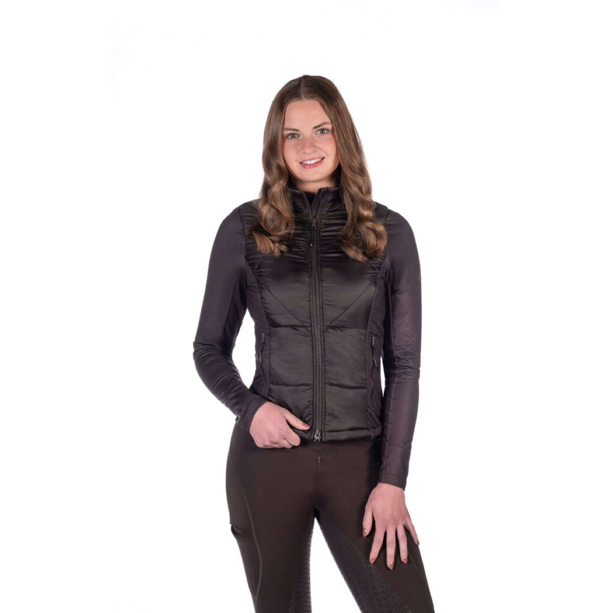 HKM Jacke Prag II Dunkelbraun