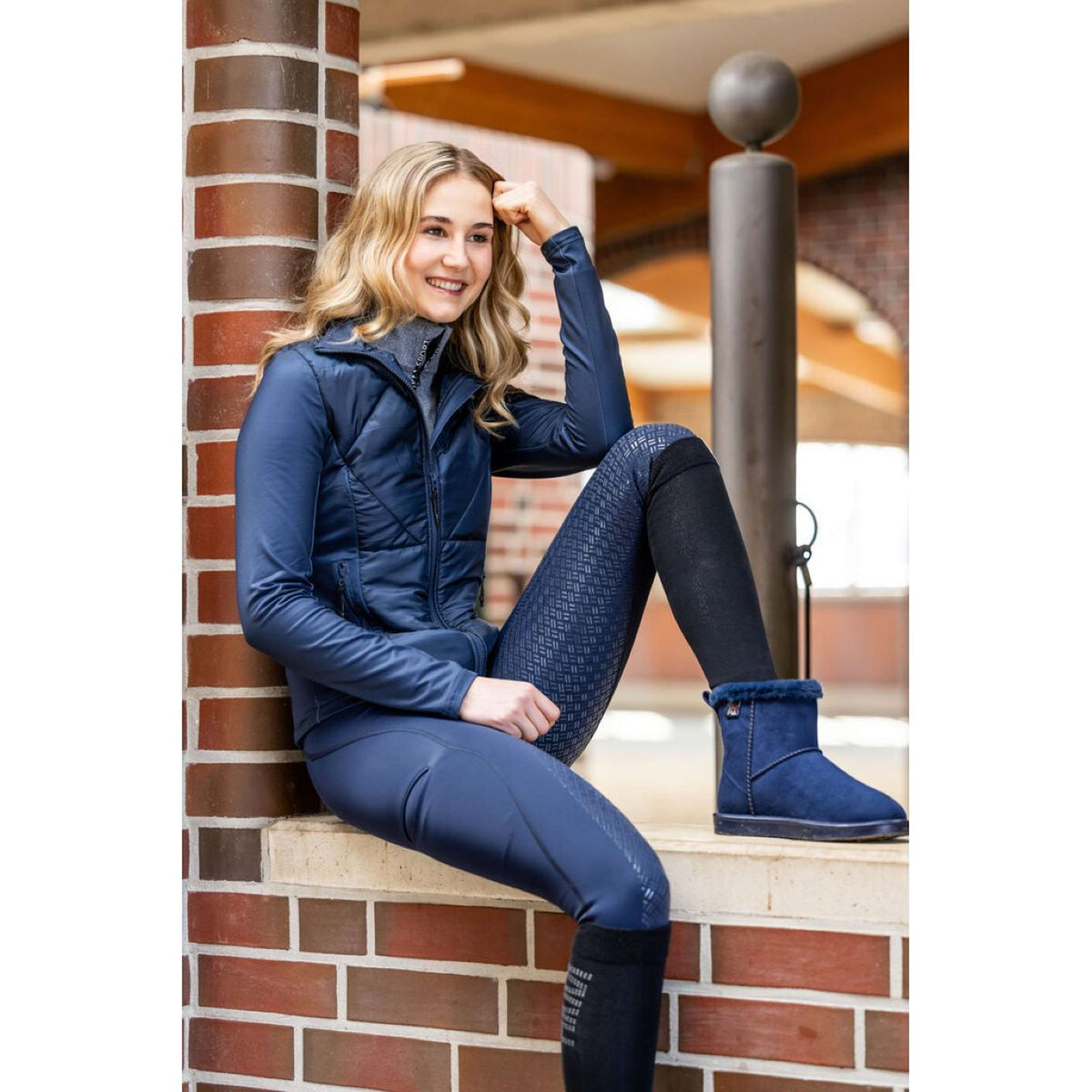 HKM Jacke Prag II Dunkelblau