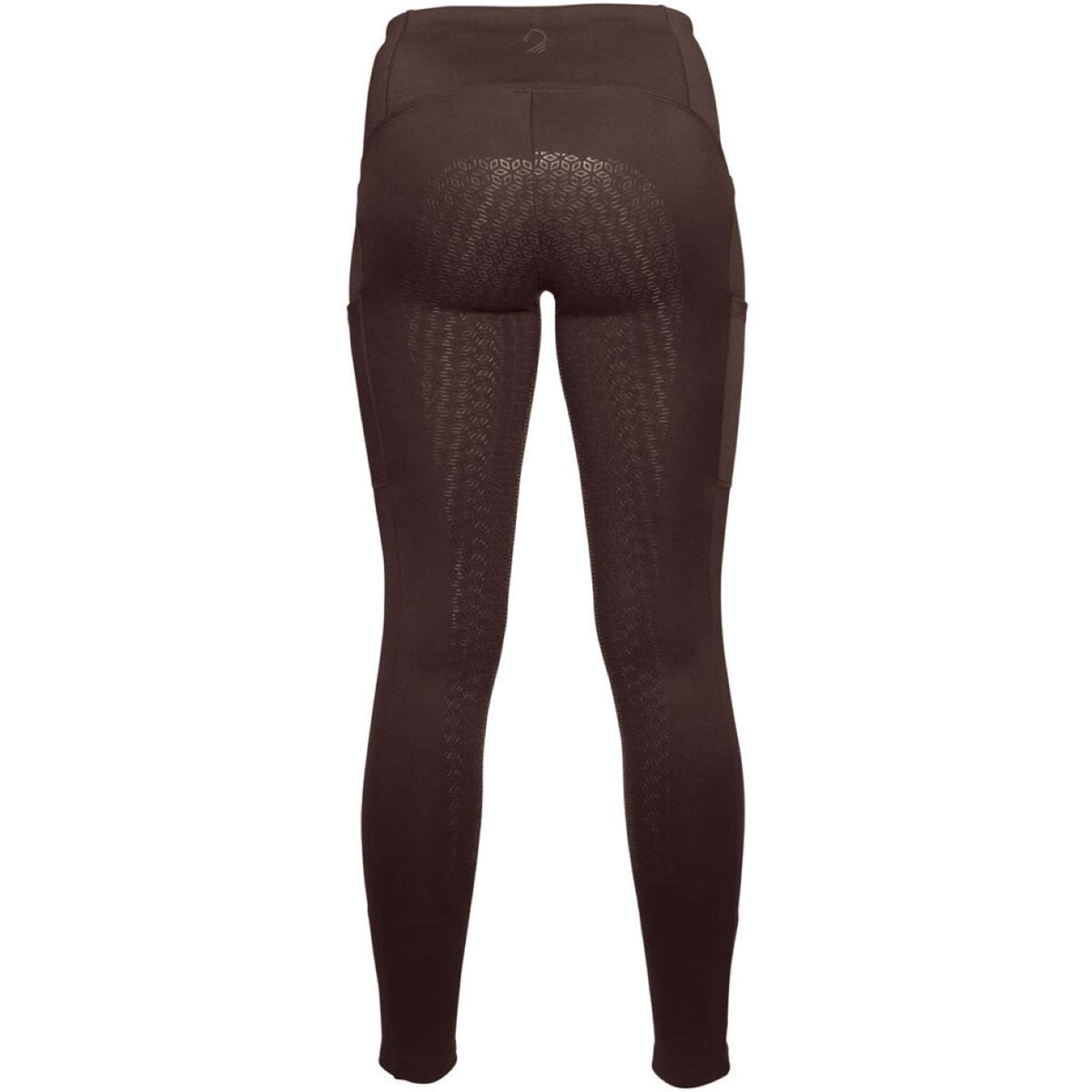 HKM Reitleggings Arezzo Full Grip Dunkelbraun