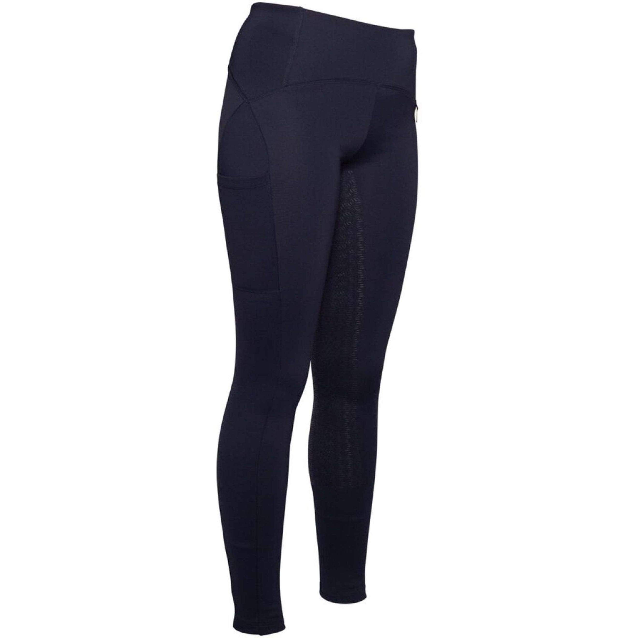 HKM Reitleggings Arezzo Full Grip Dunkelblau
