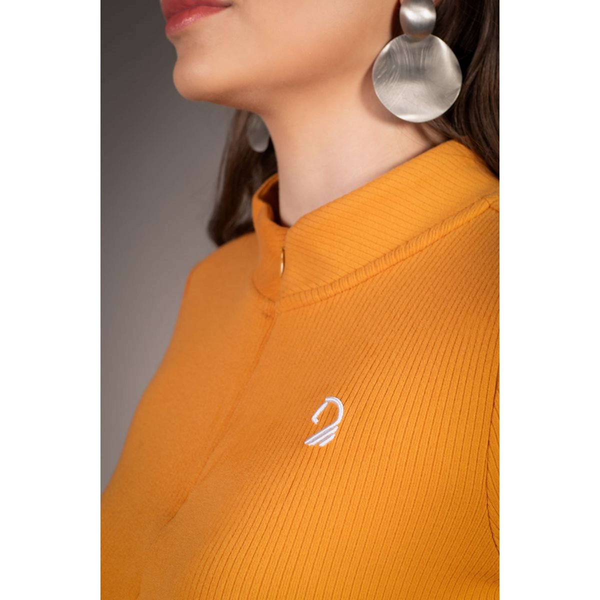 HKM Shirt Arezzo Soft Lange Ärmel Senffarben