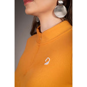 HKM Shirt Arezzo Soft Lange Ärmel Senffarben