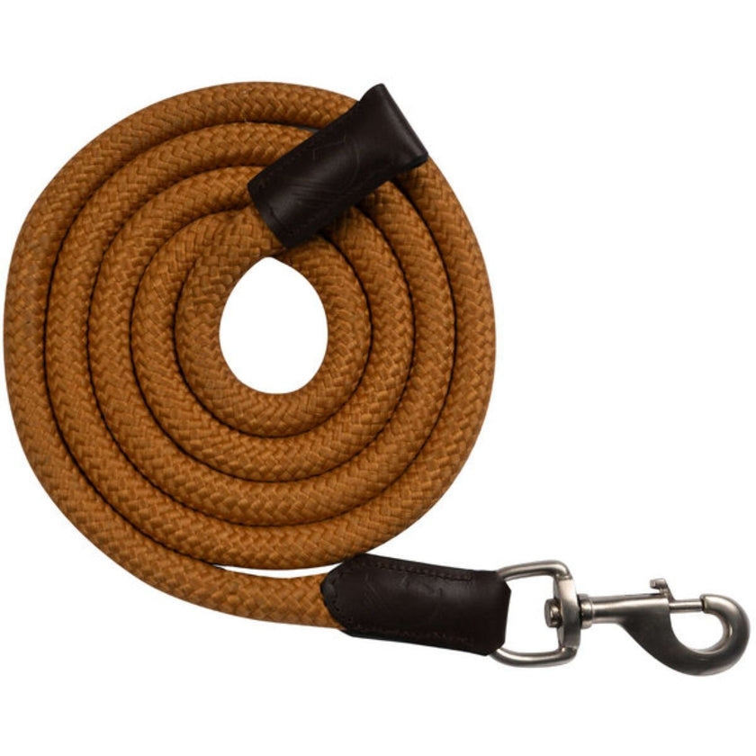 HKM Führstrick Arezzo mit Karabinerhaken Senffarben HKM Führstrick Arezzo mit Karabinerhaken Senffarben