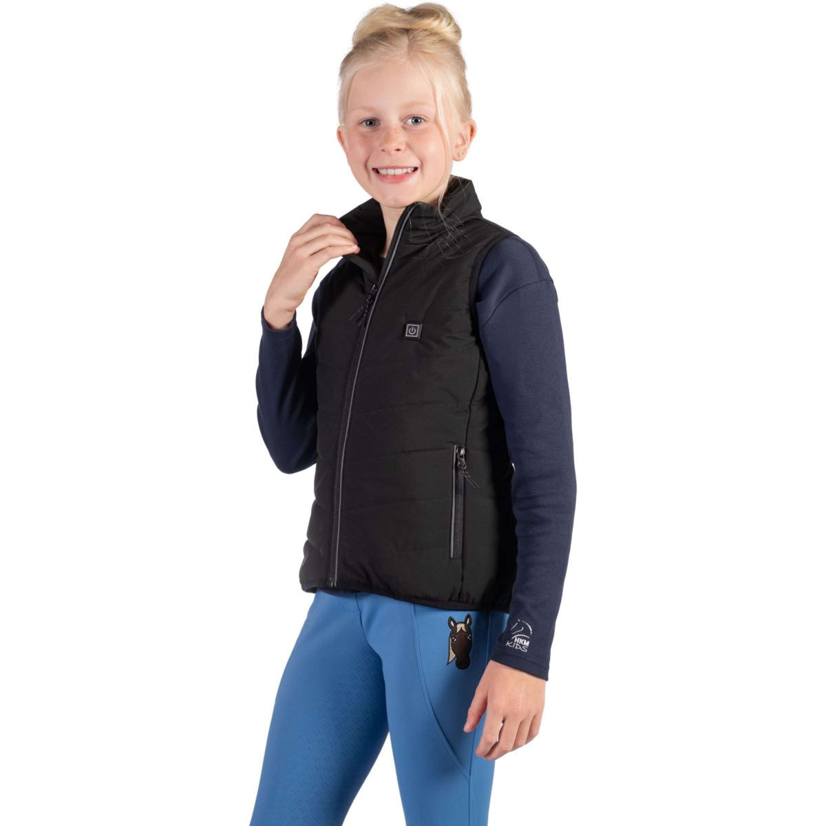 HKM Weste Cuddle Erwärmt Schwarz