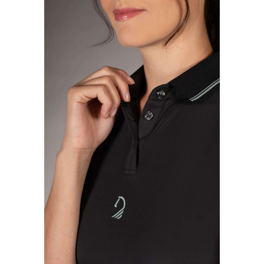 Lauria Garrelli Poloshirt Limone Schwarz