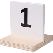 HKM Reitbahnbuchstaben Hobby Horsing Springen Schwarz/Weiß