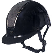 HKM Reithelm Lady Shield Brillant Schwarz/Silber