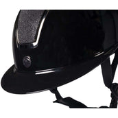 HKM Reithelm Lady Shield Brillant Schwarz/Silber