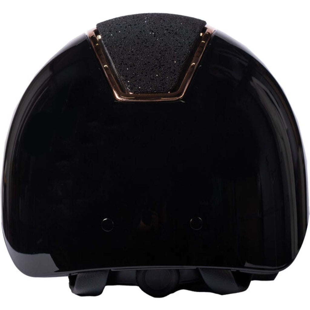 HKM Reithelm Lady Shield Brillant Schwarz/Roségold