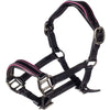 HKM Hobby Horsing Lederhalfter Schwarz/Rosa