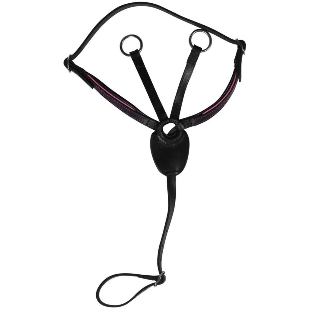 HKM Hobby Horsing Martingal Schwarz/Rosa