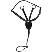 HKM Martingal Hobby Horsing Schwarz/Rosa