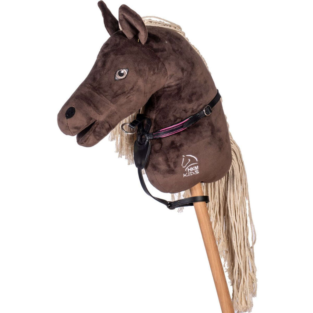 HKM Hobby Horsing Martingal Schwarz/Rosa