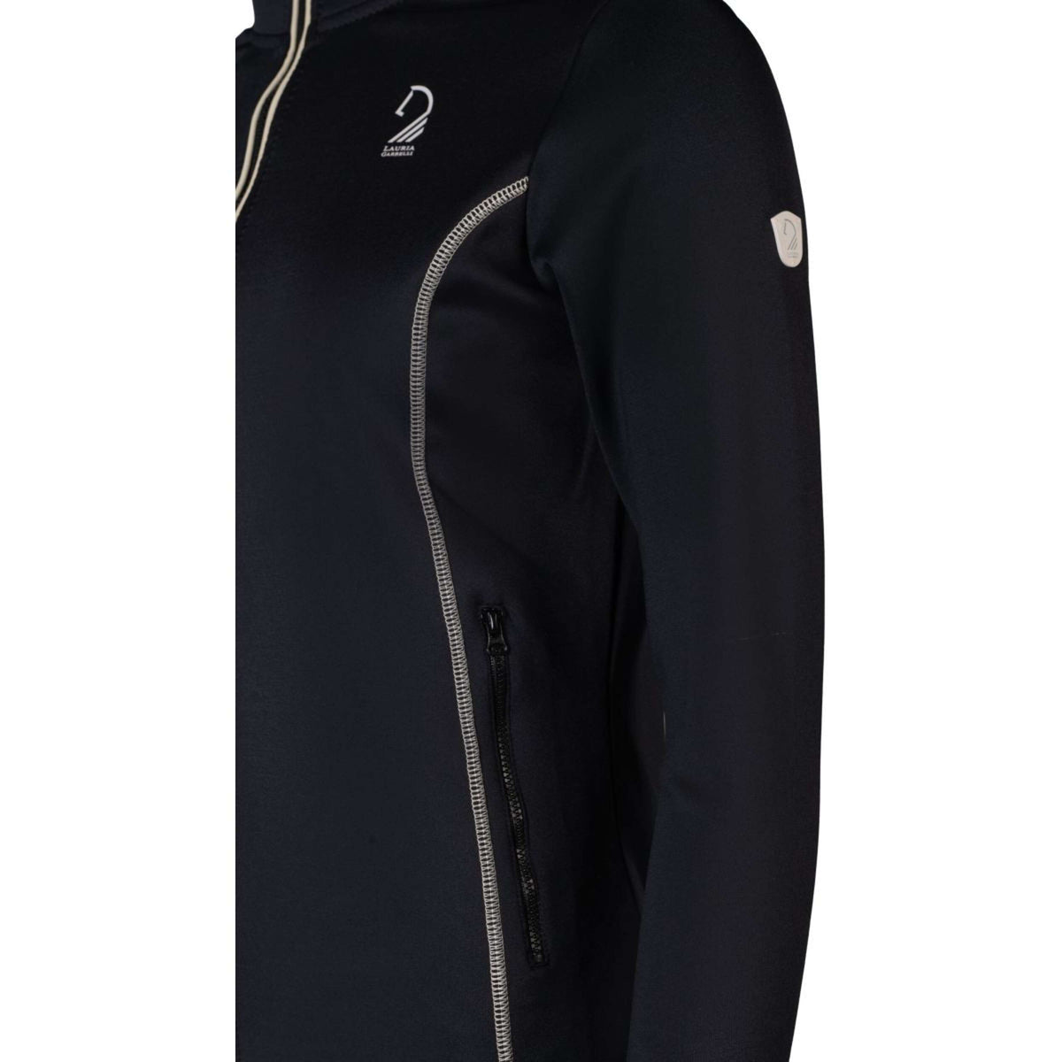 Lauria Garrelli Fleecejacke Limone Schwarz