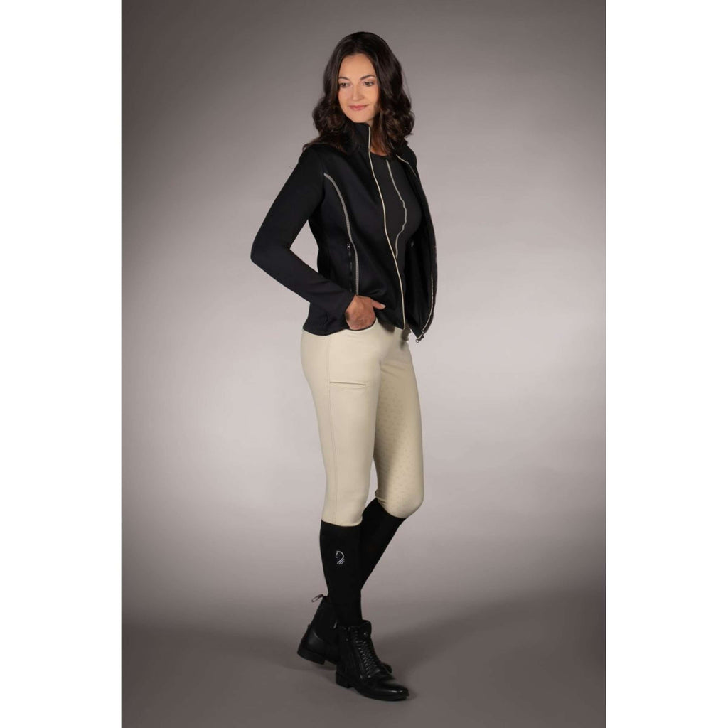 Lauria Garrelli Fleecejacke Limone Schwarz