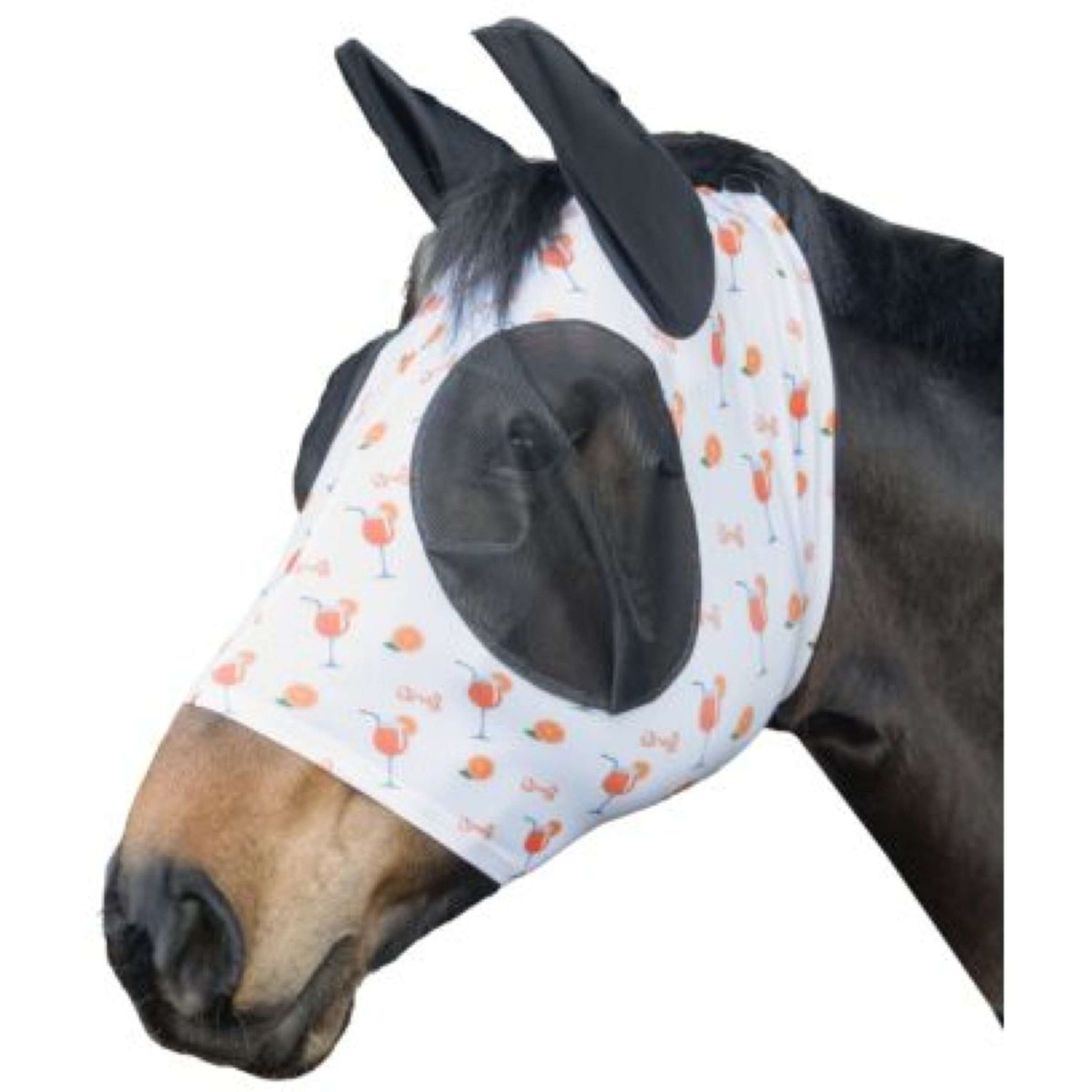 HKM Fliegenmaske Splash Orange