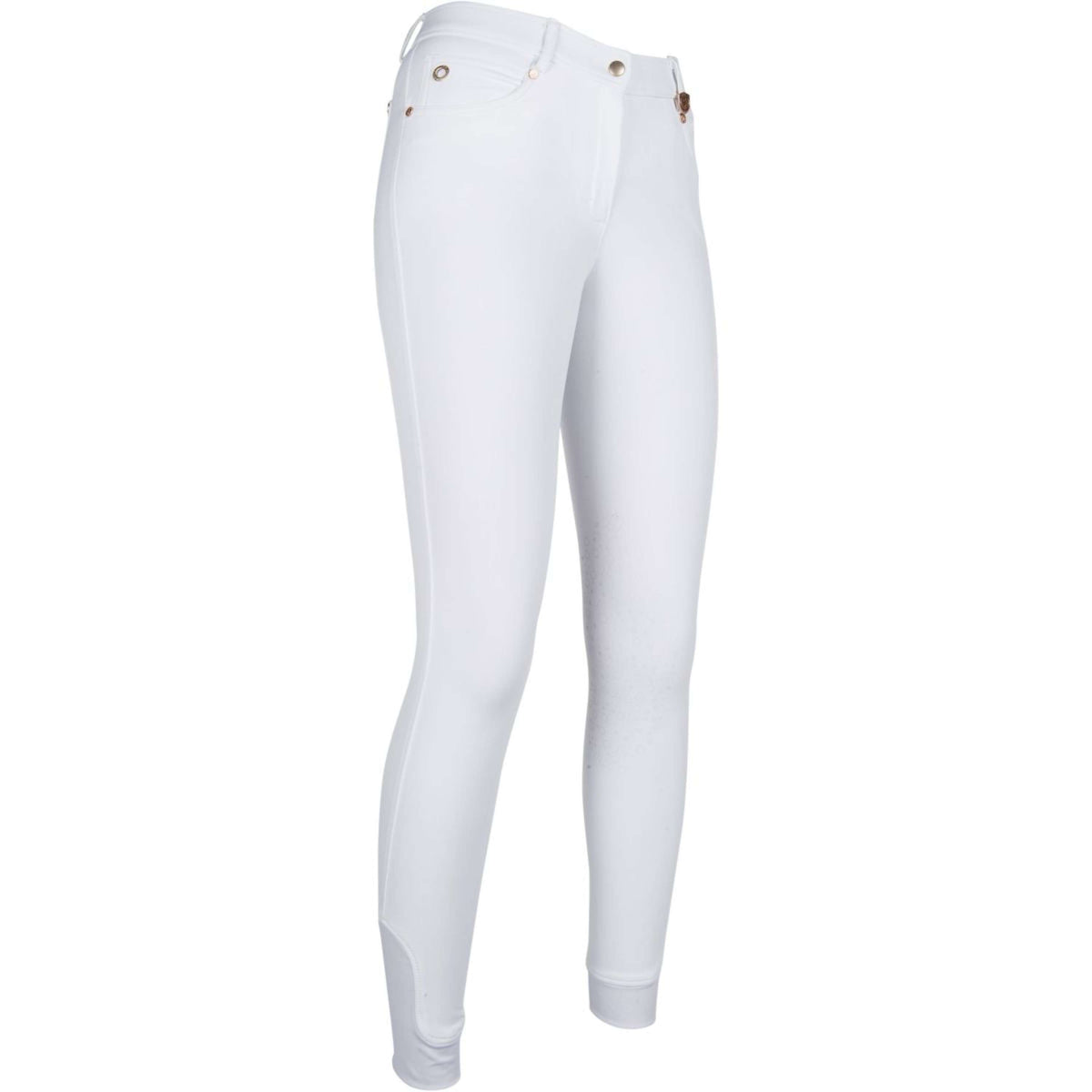 HKM Reithose LG Basic Weiß