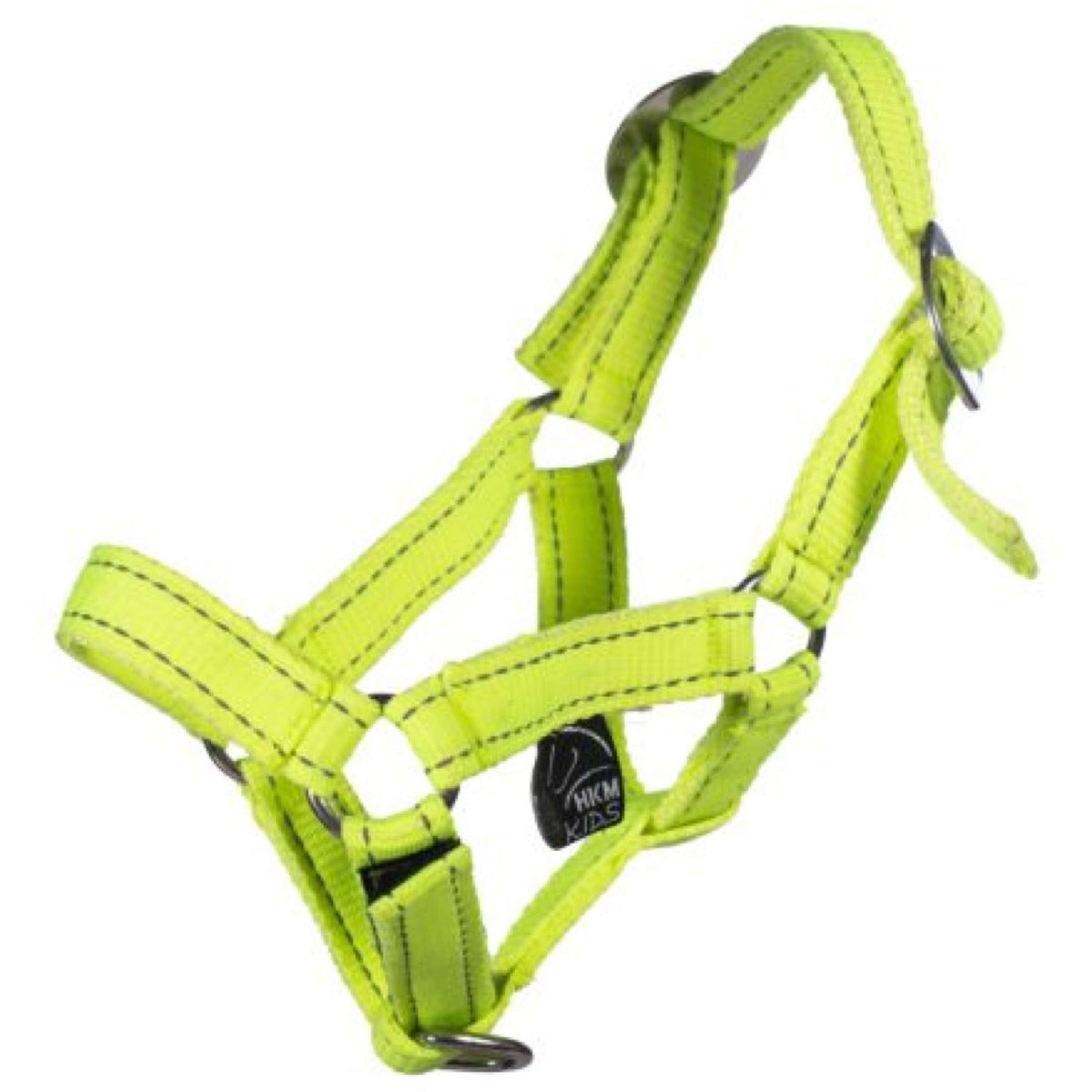 HKM Hobby Horsing Halfter Reflective Neon Gelb