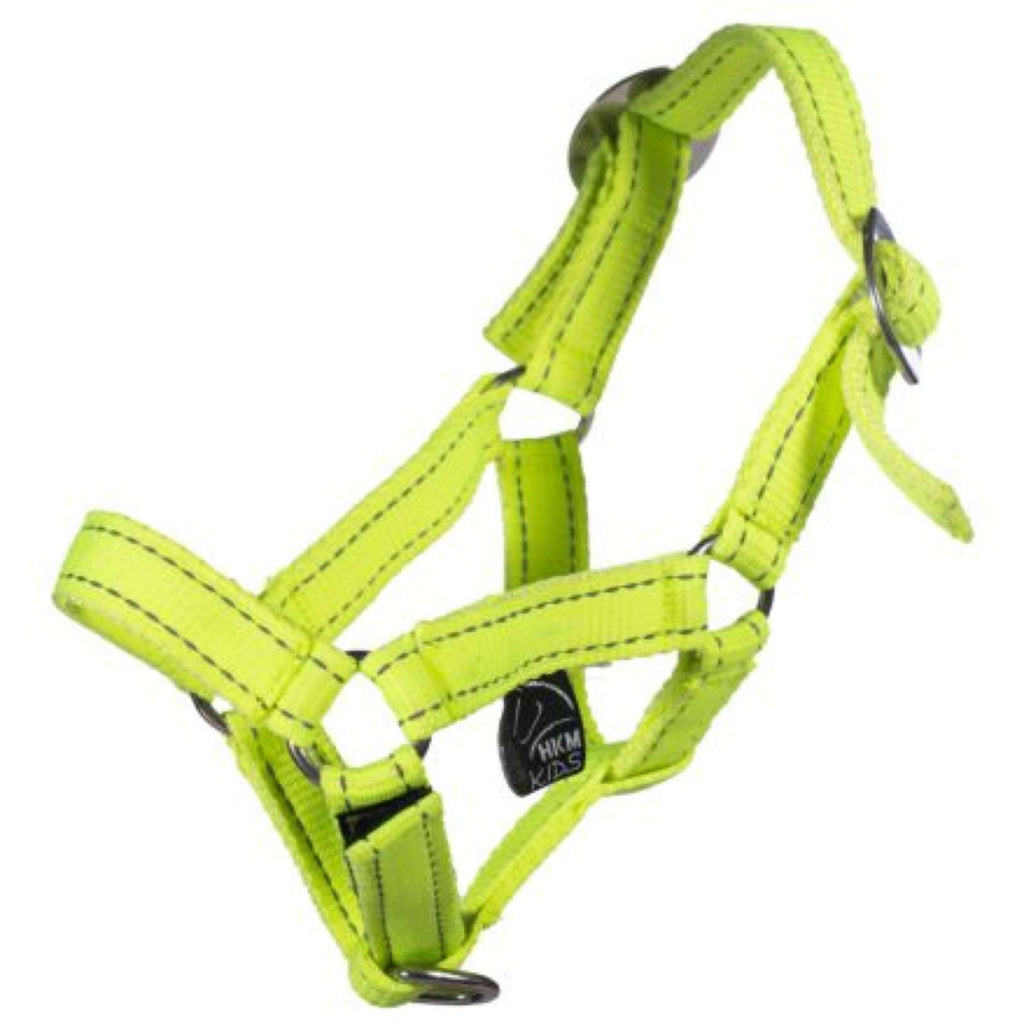 HKM Hobby Horsing Halfter Reflective Neon Gelb