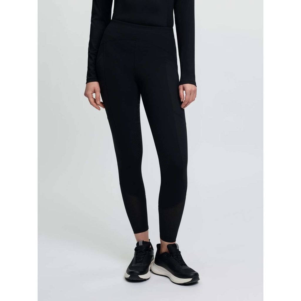 LeMieux Reitleggings Airflow Full Grip Schwarz