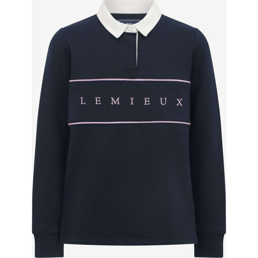 LeMieux Rugbyshirt Young Rider Riley Navy LeMieux Rugbyshirt Young Rider Riley Navy