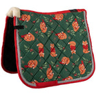 HKM Schabracke X-Mas Dressur Dunkelgrün