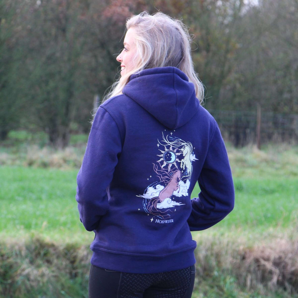 Hoefwijzer Hoodie Blau