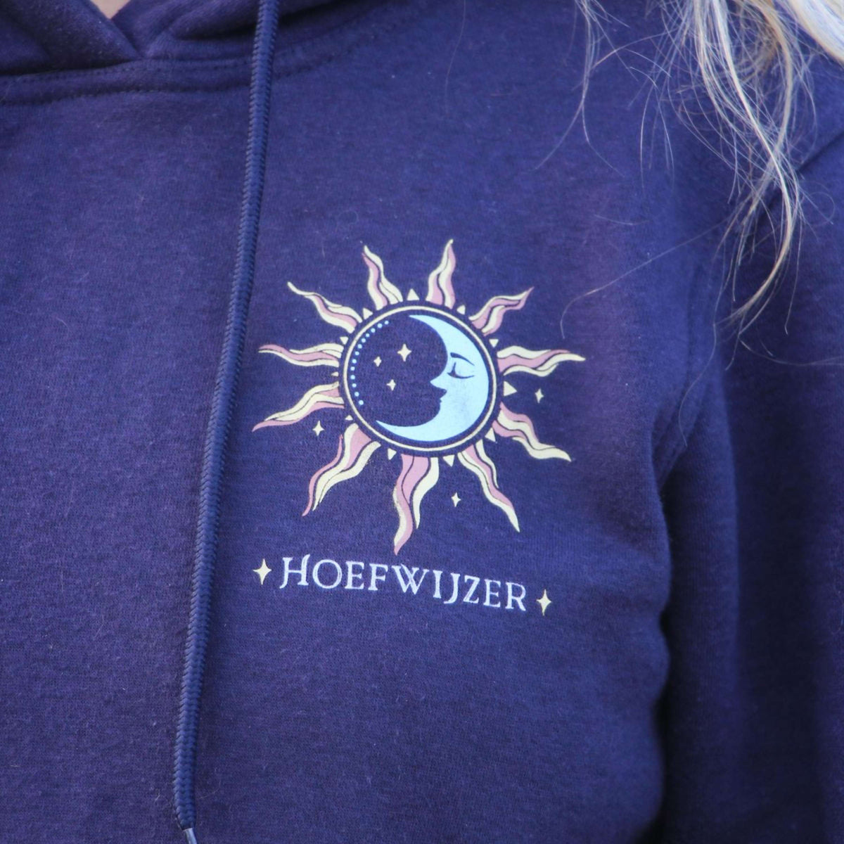 Hoefwijzer Hoodie Blau