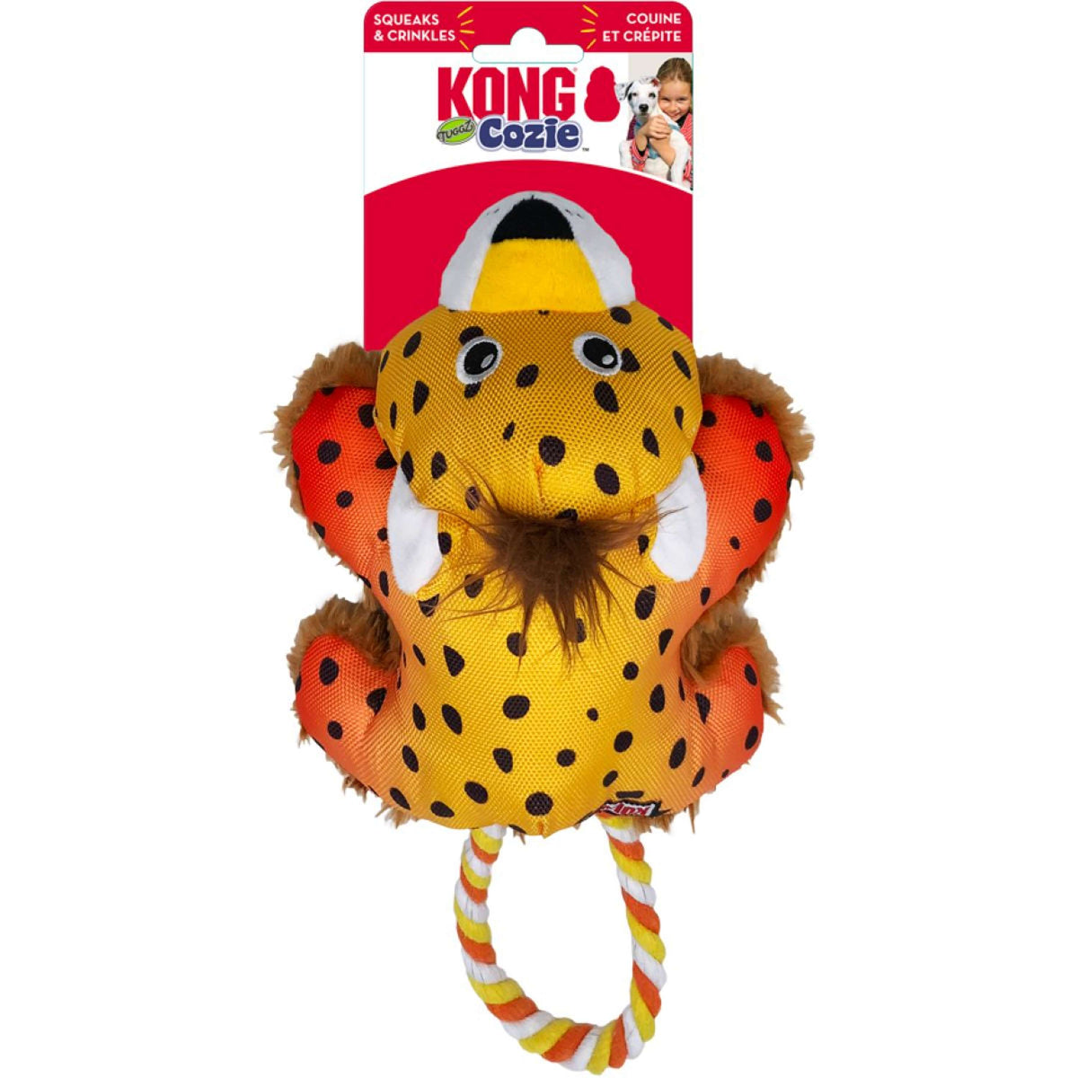 KONG Hundespielzeug Cozie Truggz Cheetah