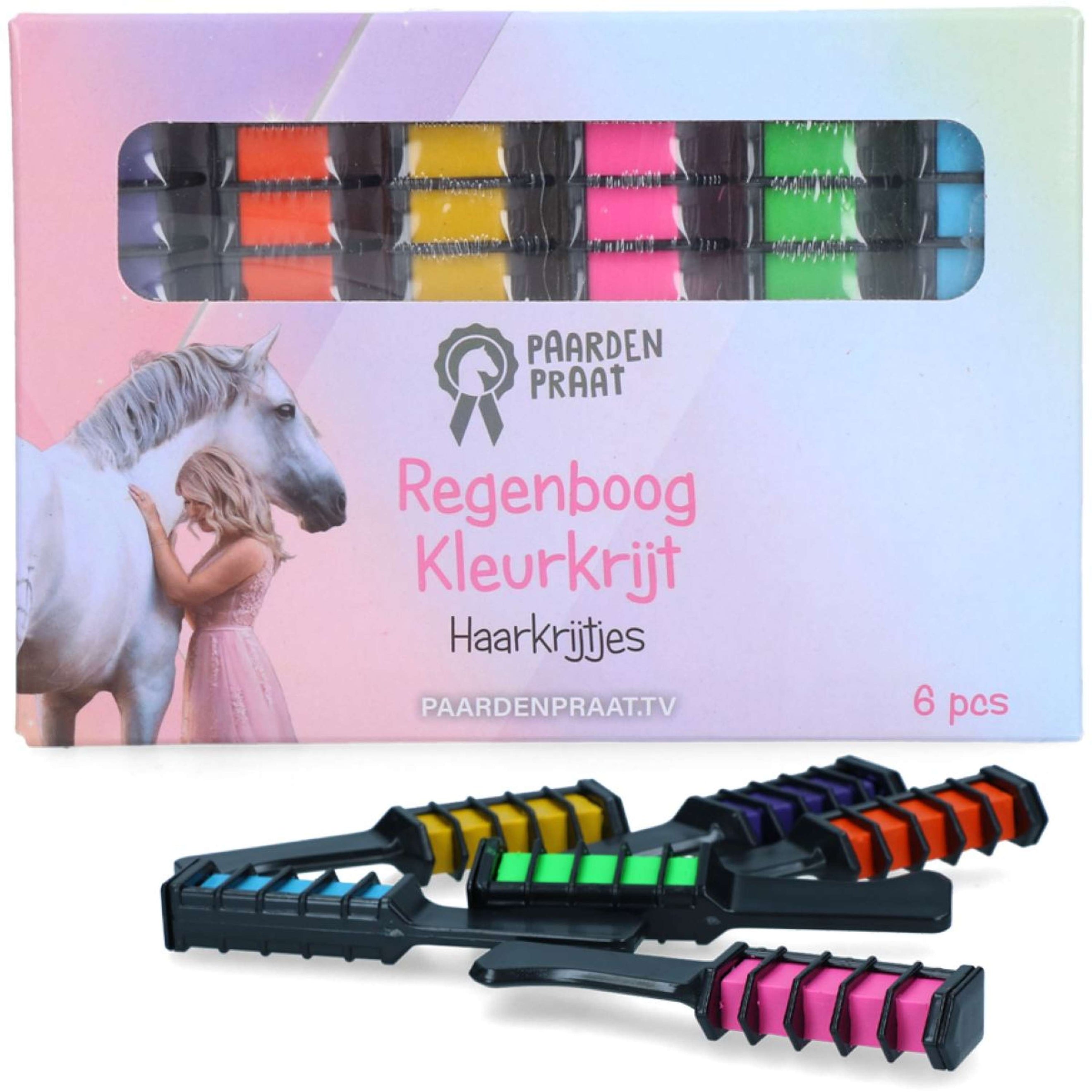 Paardenpraat Ihre Kreide Regenbogen