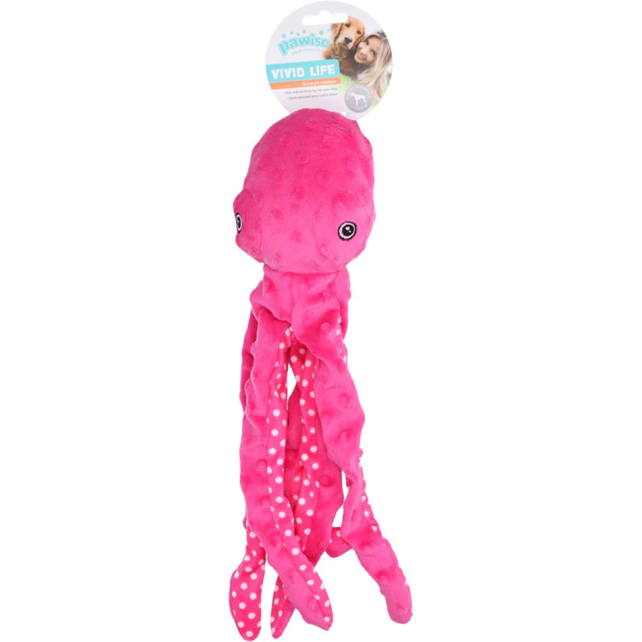 Pawise Hundespielzeug Plush Octopus Multicolor