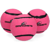 Dog Comets Ball Starlight 3 Stück Rosa