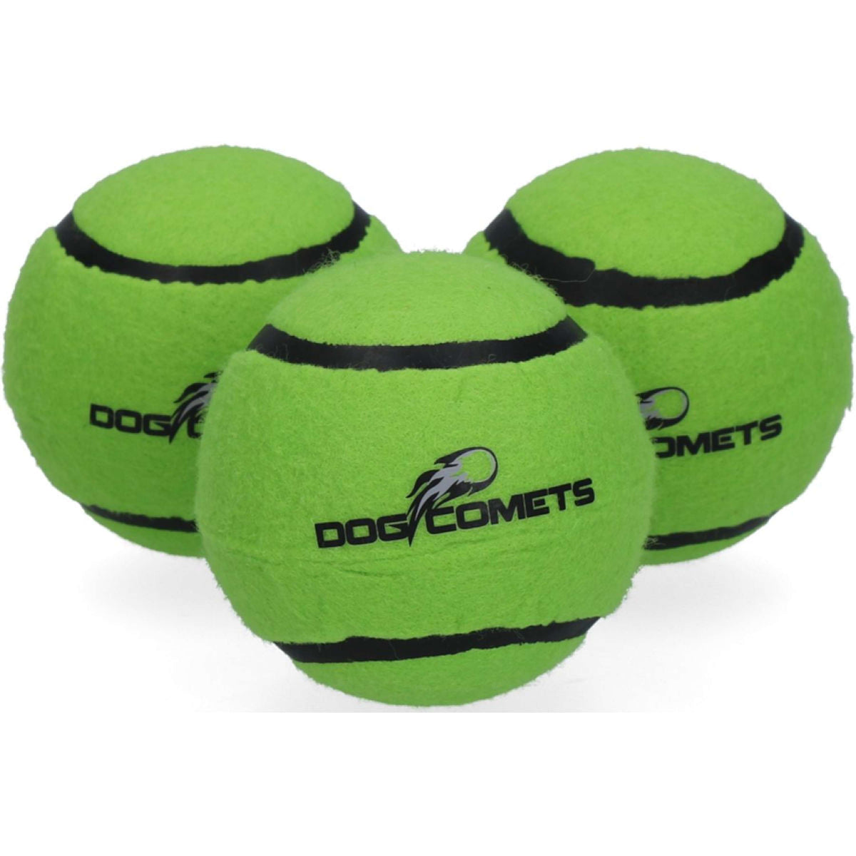 Dog Comets Ball Starlight 3 Stück Grün