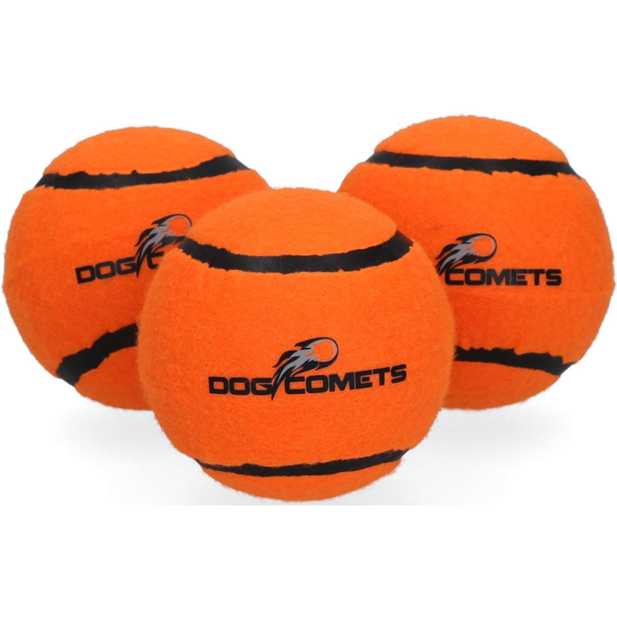 Dog Comets Ball Starlight 3 Stück Orange