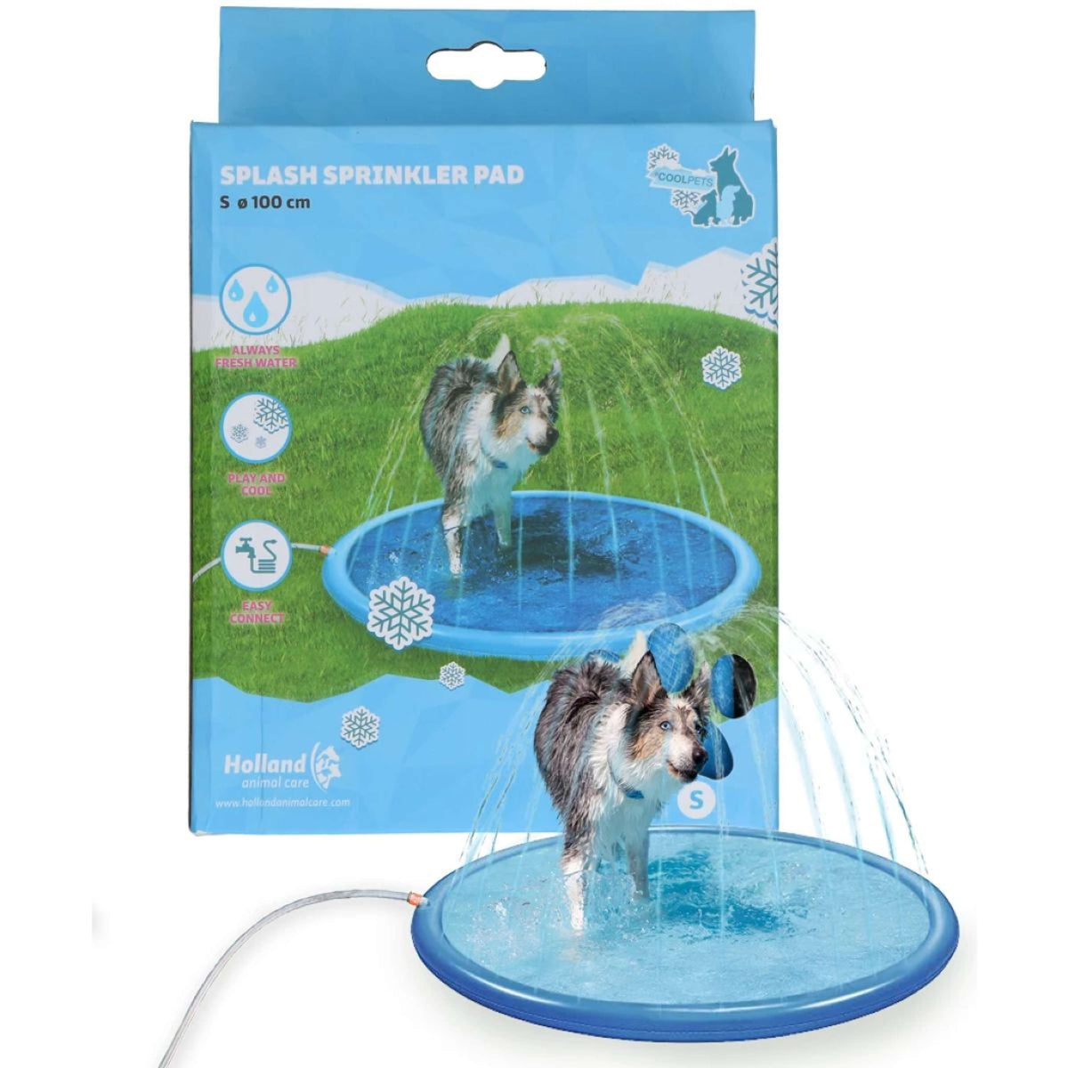 Coolpets Kühlmatte Splash Sprinkler