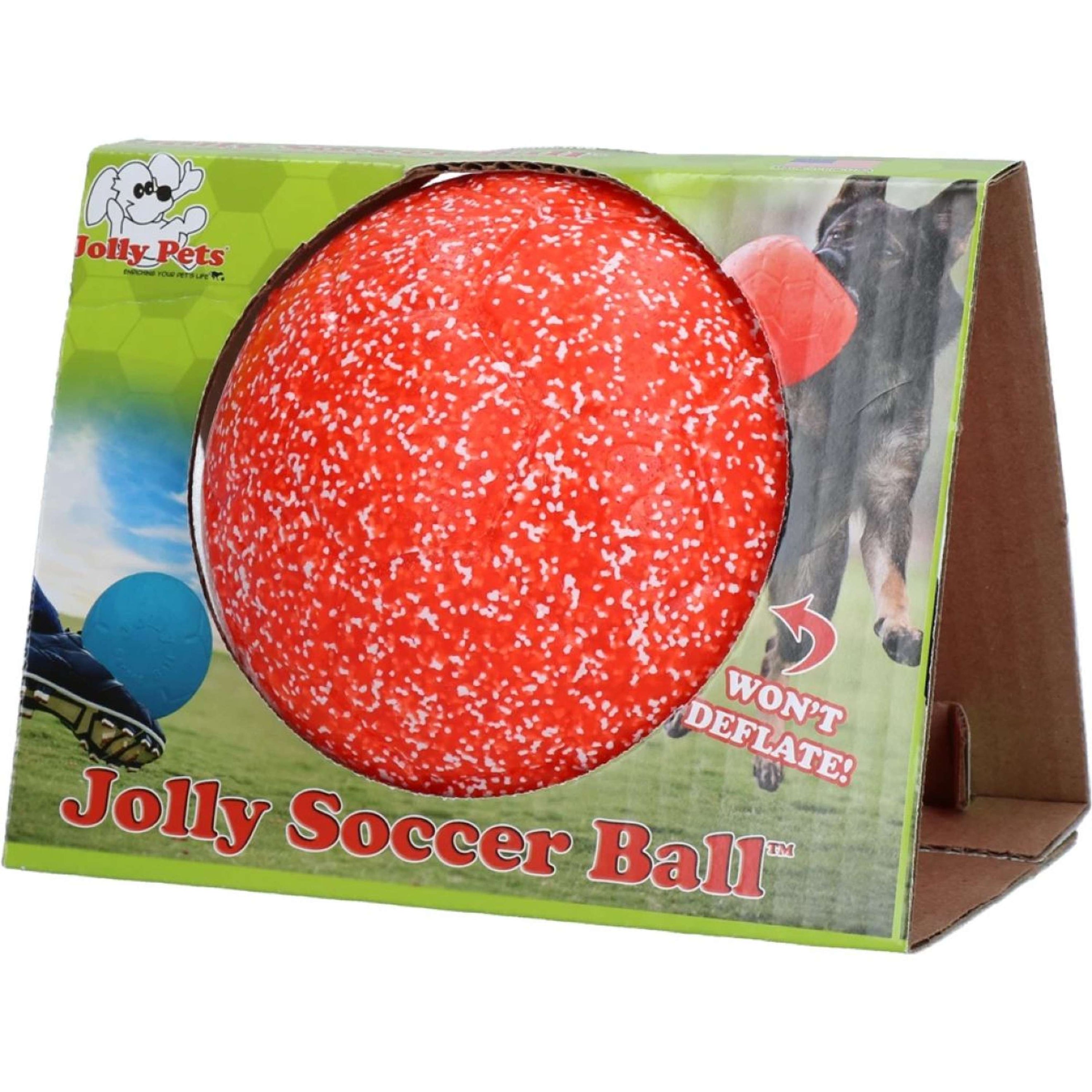 Jolly Pets Soccer Ball Orange/Weiß
