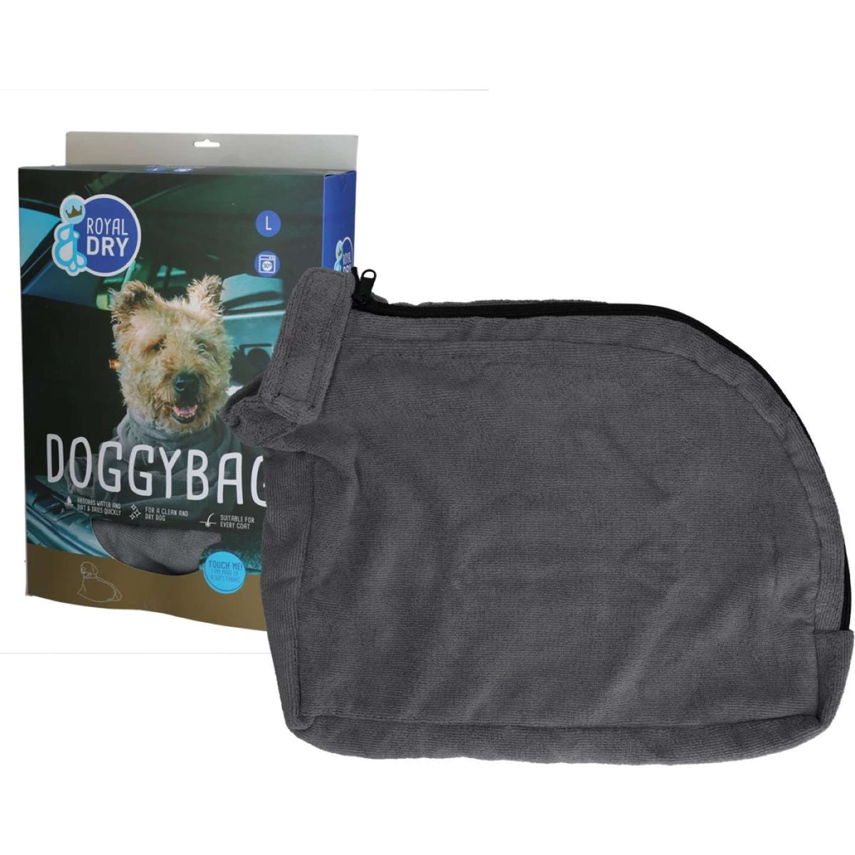 Royal Dry Doggy Bag Trockenbeutel Grau
