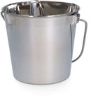 RVS Eimer Flache Seite Edelstahl